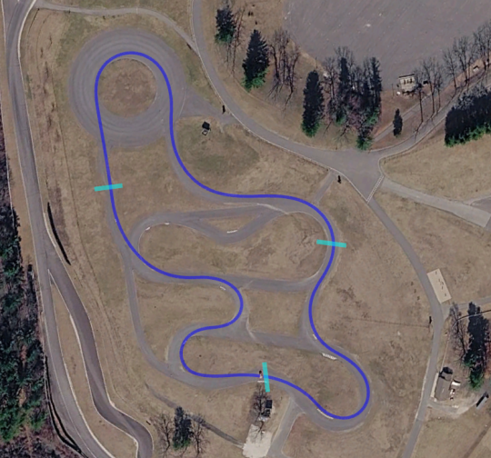 FCP Euro Proving Grounds Strecken Karte